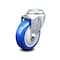 Service Caster 4 Inch Blue Polyurethane Wheel Swivel Bolt Hole Caster SCC-BH20S414-PPUB-BLUE - alternate 1